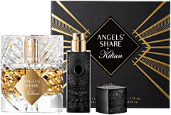Kilian Paris Angels' Share Icon Set = EdP Nat. Spray  50 ml + Travel Spray Black leer 7,5 ml