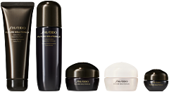 Shiseido Future Solution LX Holiday Kit = Eye&Lip Reg.Cream 17ml + Cleans. Foam 15ml + Tot. Prot.Cream 15ml + Tot. Regen. Cream 15ml + Pouch