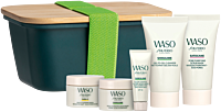 Shiseido Waso Essentials XMas Edition = Get To Oil Cleanser 30 ml + MH Moisturizer 15 g + O-F Moisturizer 5 ml + BS Mask 15 ml + PP Scrub Mask 30 ml + B Box