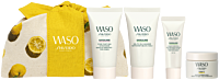 Shiseido Waso 1-Week Bestseller Set = Gel-to-Oil Cleanser 30 ml + Color Contr.Oil-Free Moist. 15 ml + Beauty Sleep.Mask 15 ml + Pore Purifying Scrub Mask 30 ml