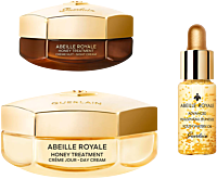 Guerlain Abeille Royale Day Cream Set = Day Cream 50 ml +  Youth Water Oil 5 ml + Night Cream 15 ml