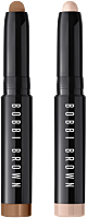 Bobbi Brown Mini Long-Wear Cream Shadow Stick Set = Long-Wear Cream Shadow Stick Golden 9 g  + Long-Wear Cream Shadow Stick Moonstone 9 g